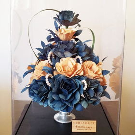 木の花アレンジメント　藍染MIX　LLサイズ【送料込み】【お届け不可地域：北海道・沖縄・離島】