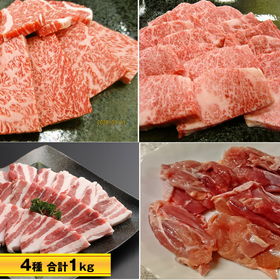 淡路島 特選 バーベキューセット 4種計1kg【送料込み】【お届け不可地域:北海道・沖縄・離島】