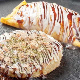 千房 お好み焼・オムそばセット D2 ( いか豚ミックス 豚玉 たこ焼き オムそば )【送料込み】【二重包装不可】