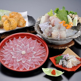 福岡 ふく太郎本部 ふく冬の懐石(2人前) フグ ふぐ刺し ふぐ刺身【送料込み】