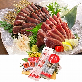 明神水産 藁焼き鰹たたきと刺身セット 惣菜 カツオ【送料込み】【お届け不可地域：離島】