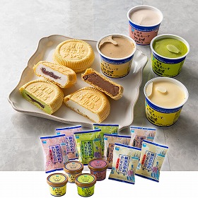 横濱馬車道あいす＆もなかセット１２個 スイーツ アイスクリーム【送料込み】【二重包装不可】【お届け不可地域：離島】