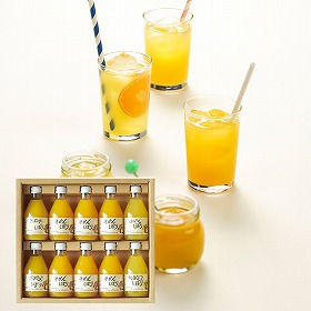 伊藤農園 １００％ピュアジュース５種飲み比べ（１０本） 飲料 フルーツジュース【送料込み】【お届け不可地域：離島】
