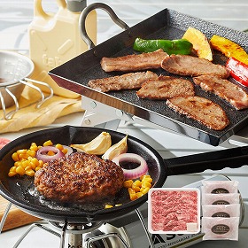 三重 松阪牛バラ焼肉・松阪牛入りハンバーグセット 洋風惣菜 ハンバーグ【送料込み】【二重包装不可】【お届け不可地域：離島】