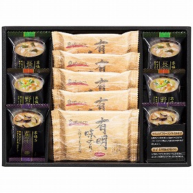 フリーズドライみそ汁＆有明のりセット NF-BON 4221-078 和風惣菜 詰合せ【送料込み】【お届け不可地域：北海道・沖縄・離島】