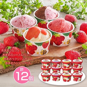 博多あまおうのこだわりアイス AH-AB5N スイーツ アイスクリーム【送料込み】【二重包装不可】【お届け不可地域：離島】