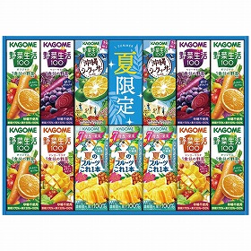 3%OFF【お中元2025】カゴメ すこやかサマーバラエティギフト(紙容器) KYJ-20S 4781-012 野菜飲料【送料込み】【二重包装不可】【お届け不可地域:北海道・沖縄・離島】