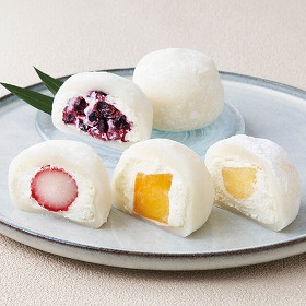 【お中元2025】菓匠和楽 フルーツ大福詰合せ R-8M4 和菓子 スイーツ【送料込み】【二重包装不可】【お届け不可地域:離島】_788