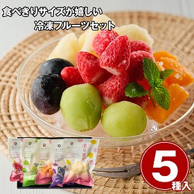 凍り果実 5種 フルーツ 果物【送料込み】【お届け不可地域:離島】