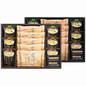 【お歳暮2025】フリーズドライみそ汁&有明味のりセット NF-DO 9867-095 和風惣菜【送料込み】【二重包装不可】【お届け不可地域:北海道・沖縄・離島】