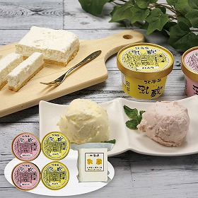 乳蔵 アイスとレアチーズケーキ 120046 4821-602 スイーツ アイスクリーム【送料込み】【二重包装不可】【お届け不可地域：北海道・沖縄・離島】