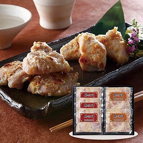 奥三河どり西京漬け2種セット AOKS40F 4823-707 魚介 和風惣菜【送料込み】【二重包装不可】【お届け不可地域：北海道・沖縄・離島】