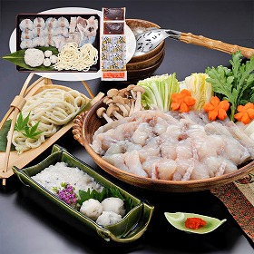 本場関門ふく鍋セット 4人前 25HK 4828-670 魚介 ふぐ【送料込み】【二重包装不可】【お届け不可地域：北海道・沖縄・離島】