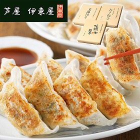兵庫 芦屋 伊東屋謹製 黒豚餃子と九条葱餃子と地鶏餃子セット ぎょうざ【送料込み】【二重包装不可】【お届け不可地域：離島】