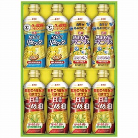 日清オイリオ こめ油＆ヘルシーオイルギフト 4本 BPH-40 1235-040 調味料 油 詰合せ【送料込み】【お届け不可地域：北海道・沖縄・離島】