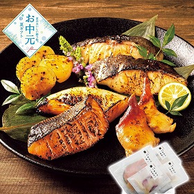 【お中元2026】銀座しのはら 監修 西京漬けセット 魚介 和風惣菜【送料込み】【二重包装不可】【お届け不可地域：離島】_745
