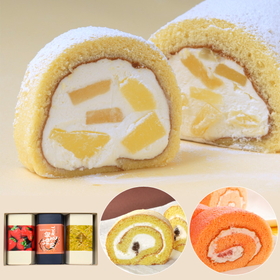 北海道 ジョリ・クレール ロールケーキ 3本セット C （函館ロールセット A）【送料込み】【離島不可】