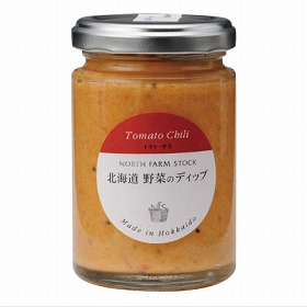 ノースファームストック 北海道野菜のディップ（ﾄﾏﾄ・ﾁﾘ）120g 3セット【送料込み】 【お届け不可地域：沖縄・離島】