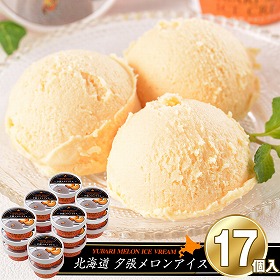北海道 夕張メロンアイス(17個) セット 詰め合わせ【送料込み】