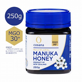 マルチフローラルマヌカハニー MGO30+ 250g【送料込み】【お届け不可地域:北海道・沖縄・離島】