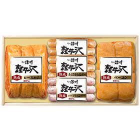 爽やか信州軽井沢熟成ハム・ベーコン・ウインナー詰合わせセット（K-550） ハムギフト【送料込み】【お届け不可地域：離島】