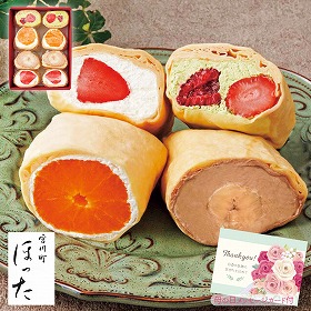 【母の日2025】清水五条 京料理「ほった」監修 フルーツづつみ スイーツ 洋菓子 クレープ【送料込み】【二重包装不可】【お届け不可地域:離島】【お届け日時指定不可】_81042