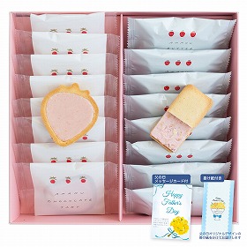 【父の日2025】苺のワルツ2種ギフトM 4998-011 スイーツ 洋菓子 焼菓子【送料込み】【二重包装不可】【お届け不可地域：北海道・沖縄・離島】【お届け日時指定不可】