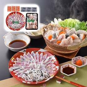 関とら本店 とらふく刺身とふくちりセット 魚介 詰合せ【送料込み】【二重包装不可】【お届け不可地域：離島】