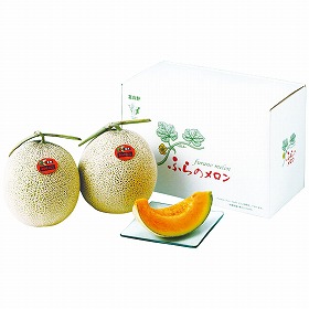 3%OFF【お中元2025】北海道産 ふらのメロン2玉 1023 4724-048 フルーツ 果物【送料込み】【二重包装不可】【お届け不可地域：北海道・沖縄・離島】【お届け日時指定不可】