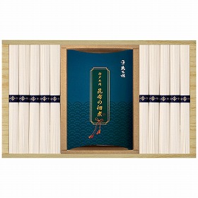 3%OFF【お中元2025】老舗料亭｢魚三楼｣神戸牛肉と昆布の佃煮・三輪素麺詰合せ MU-30E 4760-133 麺 そうめん【送料込み】【二重包装不可】【お届け不可地域：北海道・沖縄・離島】