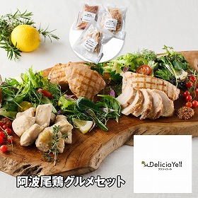 デリシャエール 阿波尾鶏グルメセット 鶏肉 詰合せ【送料込み】【お届け不可地域：離島】