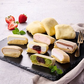 和田又 ７種の手包みもちっとクレープ 10個 スイーツ 洋菓子【送料込み】【二重包装不可】【お届け不可地域：離島】