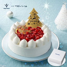 【クリスマス2025】銀座ブールミッシュ監修 フレーズノエル スイーツ クリスマスケーキ【送料込み】【二重包装不可】【お届け不可地域：離島】【お届け日指定不可】