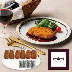 イル・ド・レ坂井宏行監修 ソースで楽しむポークカツレツ IL_P3D4 4826-993 惣菜【送料込み】【二重包装不可】【お届け不可地域：北海道・沖縄・離島】