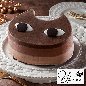 【猫の日2026】イーペルの猫祭り ショコラアイスケーキ A-EC スイーツ 洋菓子 アイスクリーム 猫 ネコ ねこ【送料込み】【二重包装不可】【お届け不可地域：離島不可】