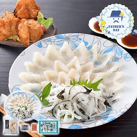 【父の日2026】下関 関とら本店 とらふく刺身とふく唐揚げセット ふぐ フグ【送料込み】【二重包装不可】【お届け不可地域：離島】【お届け日時指定不可】