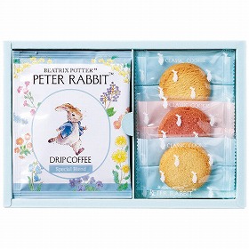 ピーターラビット コーヒー＆スイーツギフト PRG-5 1194-016 ドリップコーヒー 洋菓子 詰合せ【送料込み】【お届け不可地域：北海道・沖縄・離島】