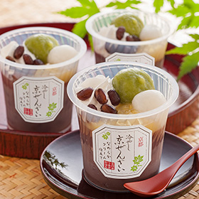 冷やし京ぜんざい 125g×5 YF-KZBO 和菓子 ぜんざい【送料込み】【二重包装不可】【お届け不可地域：離島不可】