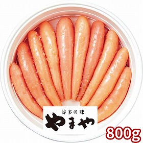 やまや 辛子明太子無着色800g 31836 1894-236 めんたいこ【送料込み】【お届け不可地域：北海道・沖縄・離島】