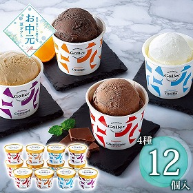 【お中元2026】ガレー プレミアムアイスクリーム 12個 スイーツ アイス【送料込み】【二重包装不可】【お届け不可地域：離島】