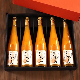 和歌山県産 きわみ 温州みかん 100％ ストレートジュース 5本 ギフトセット【送料込み】【お届け不可地域：北海道・沖縄・離島】