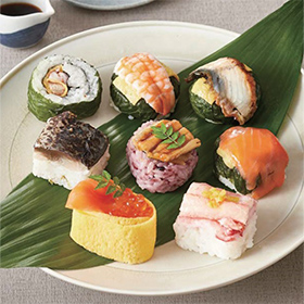 わさび葉寿しうめもり あでやか手鞠わさび葉寿し15個【送料込み】【お届け不可地域:北海道・沖縄・離島】