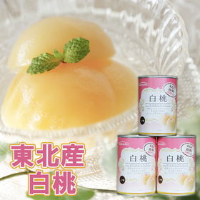 東北産白桃缶詰　6缶ギフト【送料込み】