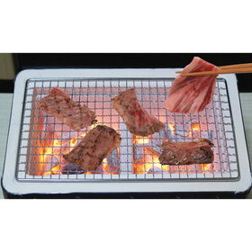 群馬 上州三元もち豚焼肉 焼肉用バラ(600g)【送料込み】