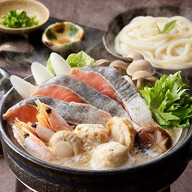 個食用 石狩鍋 セット 1~2人前×2 石狩鍋の素 鍋 鍋セット【送料込み】