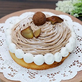 低糖質 モンブラン 4号 スイーツ ロカボ 洋菓子 お菓子【送料込み】【お届け不可地域:北海道・沖縄・離島】