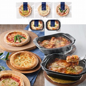 白河高原ナポリ舎 イタリアンセット ピザ ラザニア 洋風惣菜【送料込み】【お届け不可地域：離島】