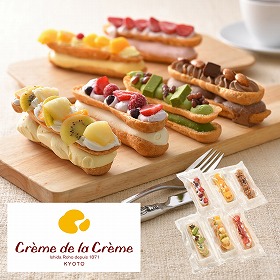 クレーム デ ラ クレーム プレミアムバトンシューアイスケーキ6個入 スイーツ アイスケーキ アイスクリーム【送料込み】【二重包装不可】【お届け不可地域：離島】