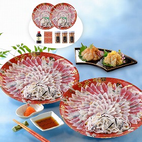 関とら本店 とらふく刺身・とらふく塩辛セット 魚介 詰合せ【送料込み】【二重包装不可】【お届け不可地域：離島】