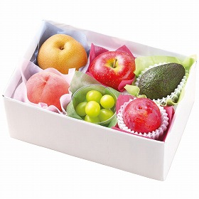 3%OFF【お中元2025】夏の果物6マス詰合せ 4726-042 フルーツ 果物【送料込み】【お届け不可地域:北海道・沖縄・離島】【お届け日時指定不可】